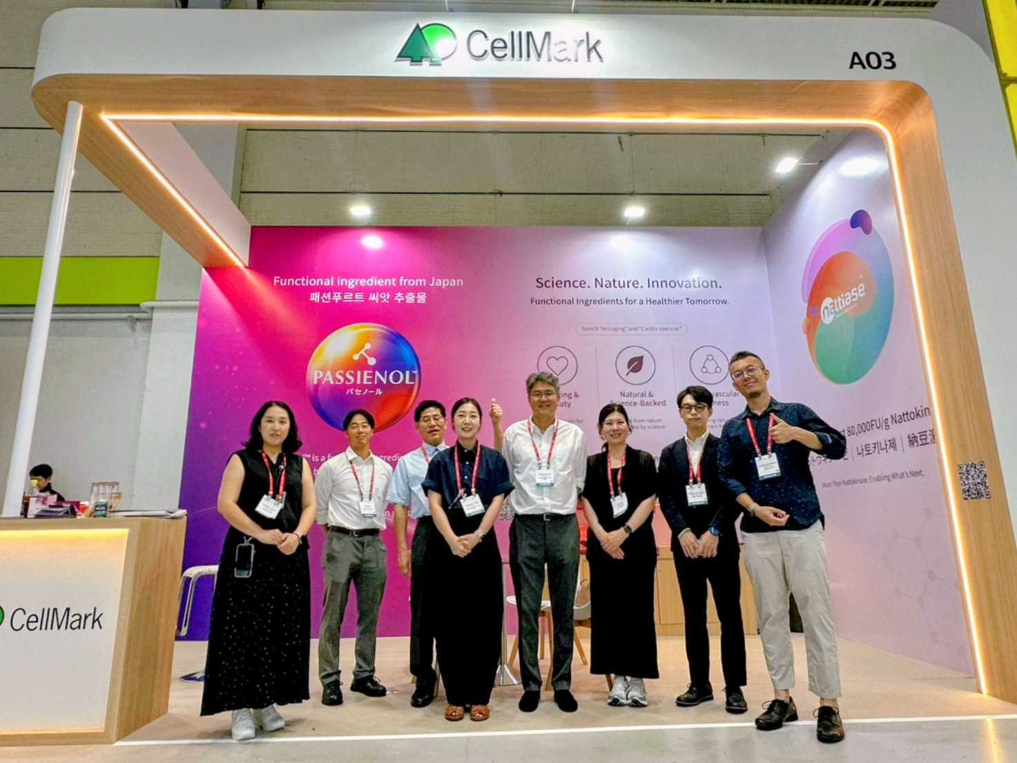 nattiase® and exhibition partners at Korea HI 2026.